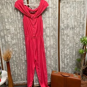 Pink jumpsuit